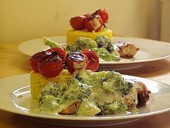 Brokkolisz�szos csirkemell