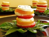 Sz�nes mozzarellatorony