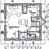Családi ház földszint, alaprajz